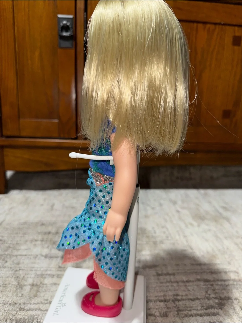 American Girl Wellie Wishers Camille Doll 14.5” tall